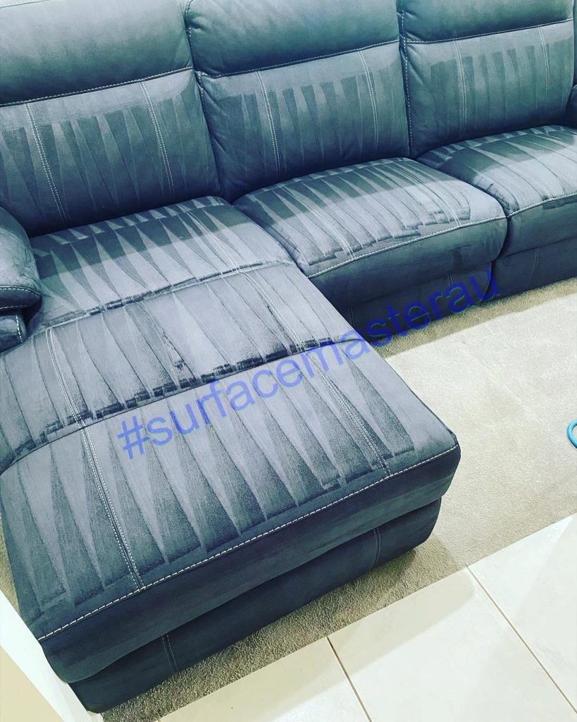 Leather sectional