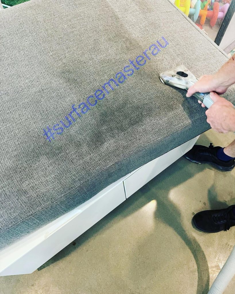 Lifting grime from fabric