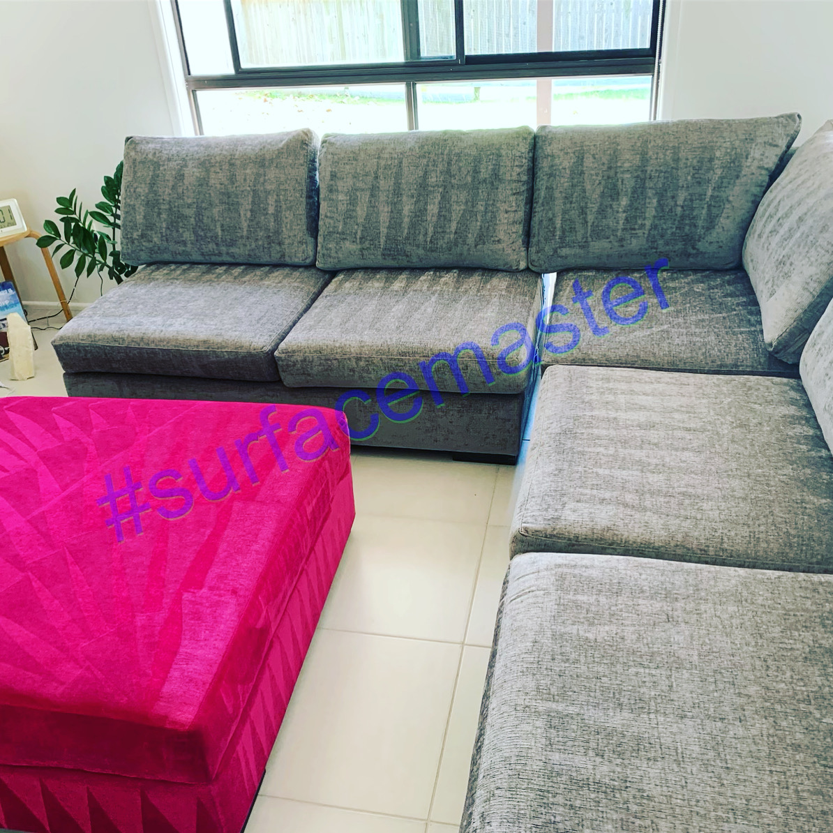 Lounge and ottoman