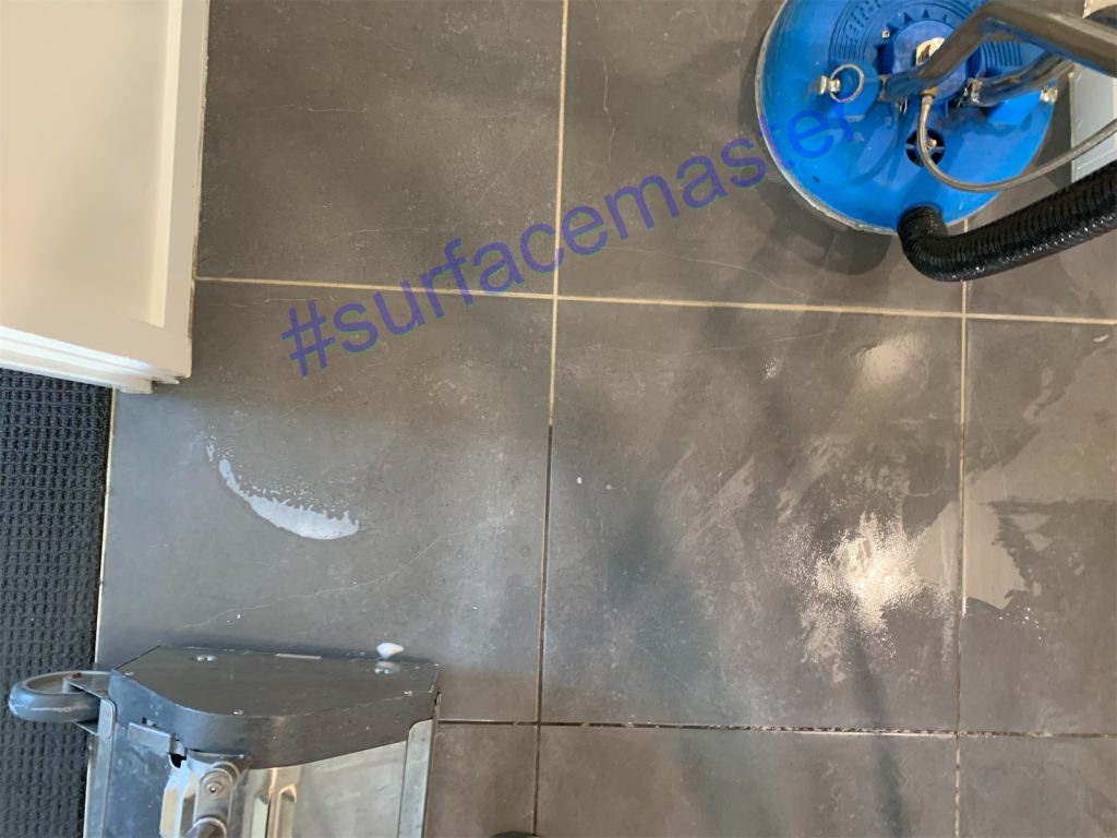Restoring dark grout