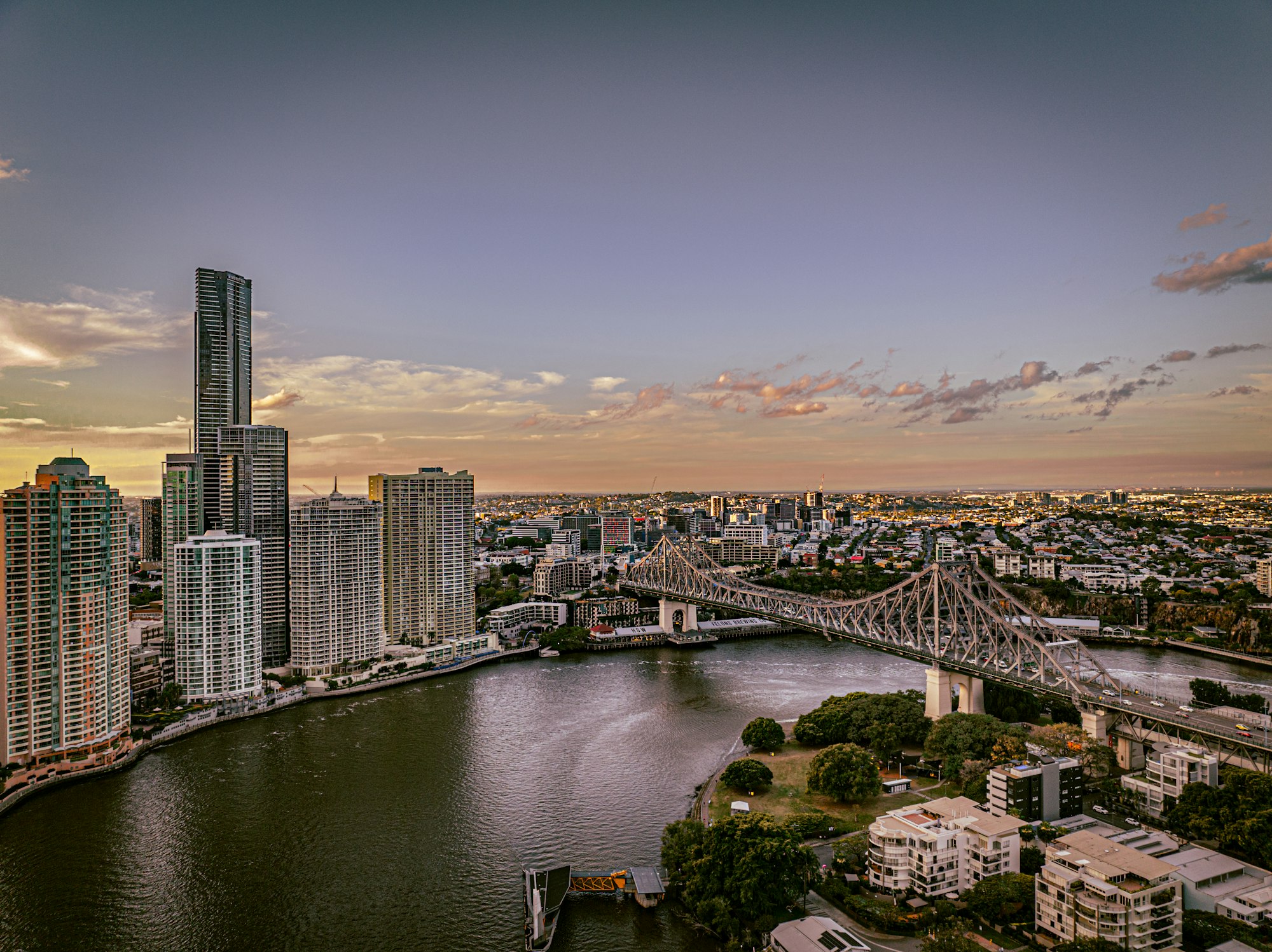 Brisbane River and the Story Bridge