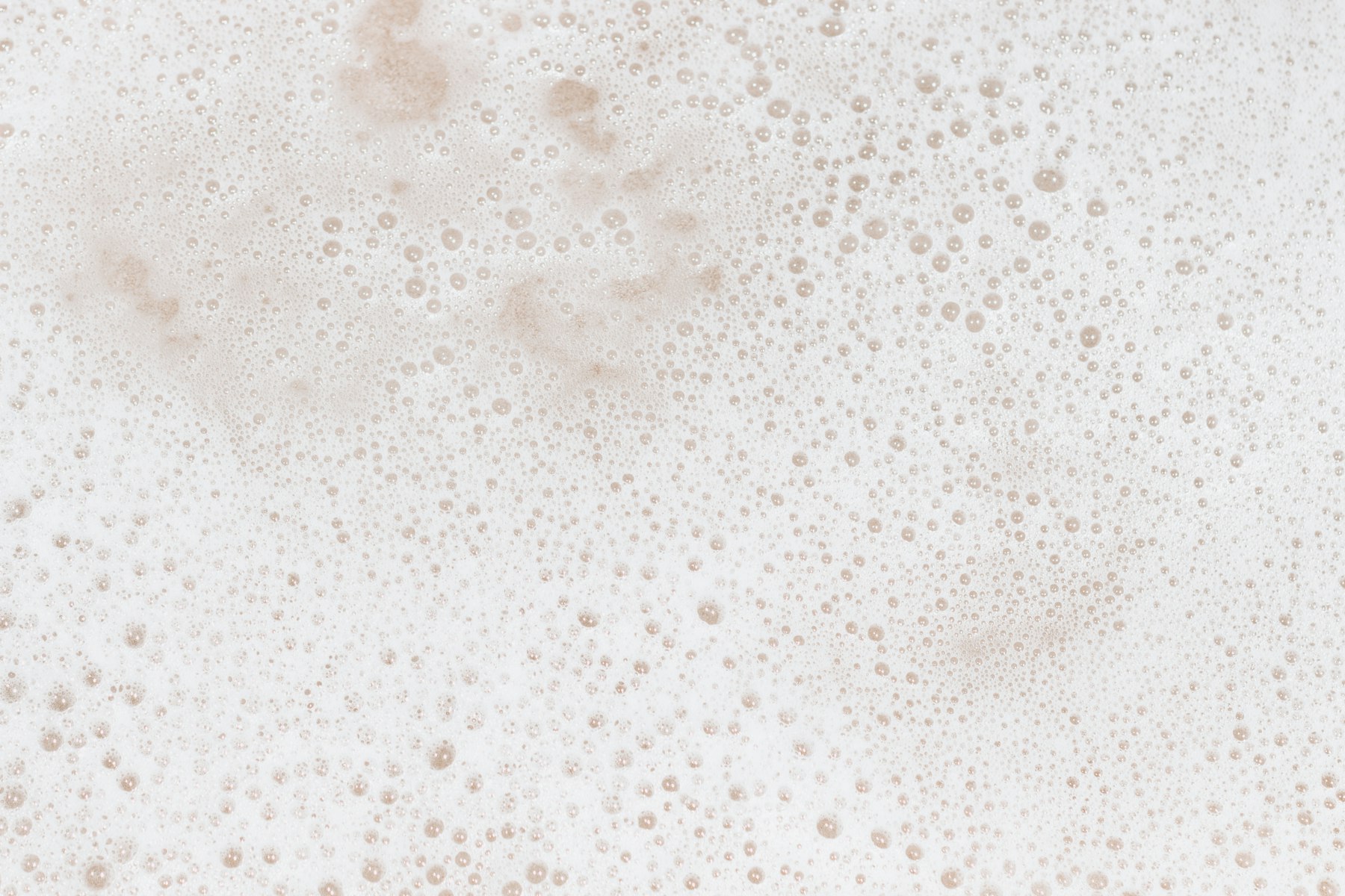 Soap foam close up