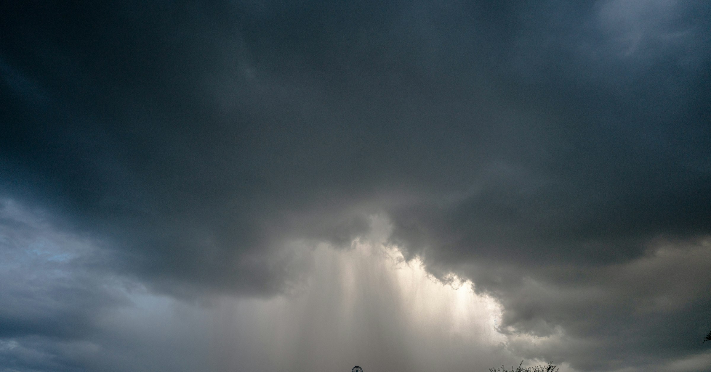 Storm clouds over Brisbane